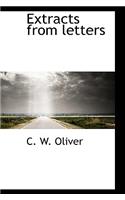 Extracts from Letters
