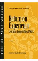 Return on Experience