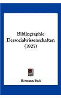 Bibliographie Dersozialwissenschaften (1907)