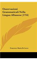 Osservazioni Grammaticali Nella Lingua Albanese (1716)