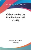 Calendario De Las Familias Para 1863 (1863)