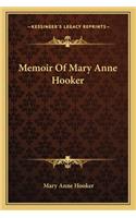 Memoir Of Mary Anne Hooker