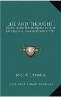 Life and Thought