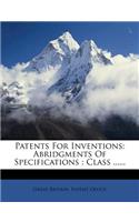 Patents for Inventions