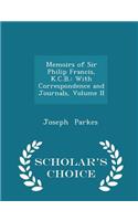 Memoirs of Sir Philip Francis, K.C.B.: With Correspondence and Journals, Volume II - Scholar's Choice Edition
