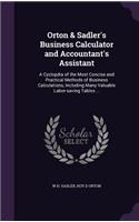 Orton & Sadler's Business Calculator and Accountant's Assistant