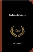 Isa Pang Bayani . . .