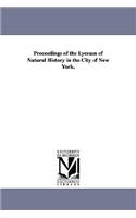 Proceedings of the Lyceum of Natural History in the City of New York.