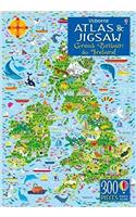 Usborne Atlas & Jigsaw Great Britain & Ireland