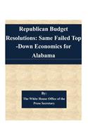 Republican Budget Resolutions