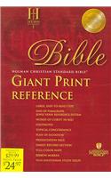HCSB Giant Print Reference Bible, Burgundy Imitation Leather