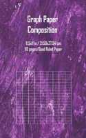 Graph Paper Purple Cover Notebook