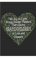 No joy on earth brings greater pleasure then having grandchildren to love and treasure