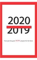 New year 2020 Notebook journal, Diary, planner, Gift - 120 Pages - Large (6 x 9 inches)