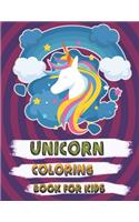 Unicorn coloring book for kids
