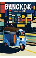 Bangkok Travel Notebook [Lined] [6x9] [110 pages]