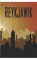 Reykjawik: Städtetrip und Reisetagebuch, Notizbuch oder Urlaubsplaner mit Platz auf 120 weißen linierten Dot Line Seiten zum Eintragen von Sprüchen, Gedichten,