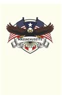 Massachusetts: Ruled Travel Diary Notebook or Journey Journal - Lined Trip Pocketbook for Men and Women with Lines