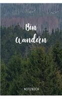 Bin Wandern Notizbuch