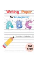 Writing Paper For Kindergarten