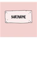 Suriname: Ruled Travel Diary Notebook or Journey Journal - Lined Trip Pocketbook for Men and Women with Lines