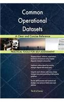 Common Operational Datasets: A Clear and Concise Reference