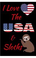 I Love The USA And Sloths