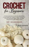 Crochet for Beginners: If You've Decided to Master Crocheting in a Cheap Way, Here's a Simple Visual Step by Step Grandmother's Guide: Be a Pro Crocheter in Less than 21 D