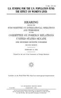 U.S. funding for the U.N. Population Fund