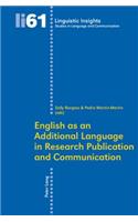 English as an Additional Language in Research Publication and Communication