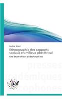 Ethnographie Des Rapports Sociaux En Milieux Obstétrical