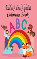 Toddler Animal Alphabet Coloring Book