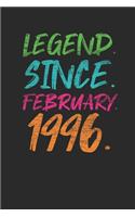 Legend Since February 1996