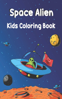 Space Alien Kids Coloring Book