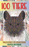 Malbücher für Erwachsene - Muster und Designs - 100 Tiere