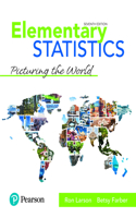 Mylab Statistics with Pearson Etext Access Code (24 Months) for Elementary Statistics: Picturing the World