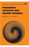 Population Structure and Human Variation