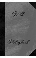 Will Notizbuch