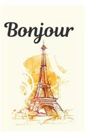 Bonjour Planner Notebook Journal