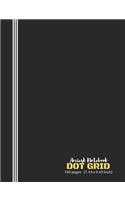 Amiesk Notebook - Dot Grid Notebook - 140 pages (7.44 x 9.69 inch)