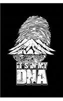 Es Ist in Meiner DNA: Notizbuch / Notizheft Für Wandern Berg-Wandern Bergsteigen Klettern Outdoor Trekking Camping A5 (6x9in) Dotted Punktraster