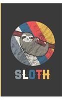 Sloth: Super Cute Sloth Perfect Dot Grid Notebook/Journal (6x9)