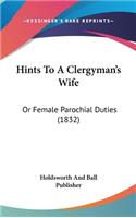 Hints to a Clergyman's Wife