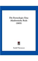 Etymologie: Eine Akademische Rede (1905)