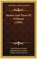 Stories And Verse Of Williams (1900)