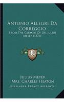 Antonio Allegri Da Correggio