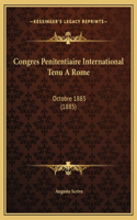 Congres Penitentiaire International Tenu A Rome