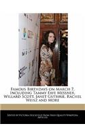Famous Birthdays on March 7, Including Tammy Faye Messner, Willard Scott, Janet Guthrie, Rachel Weisz and More