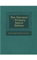 Don Giovanni - Primary Source Edition: (Italian)