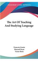 Art Of Teaching And Studying Language